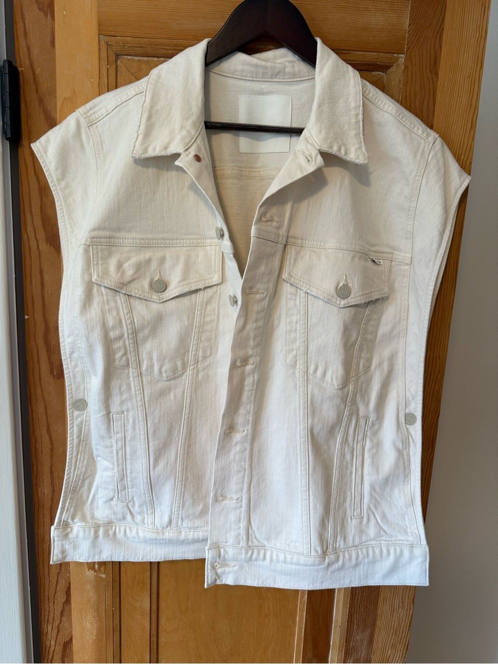 MOTHER Off-White Denim‎ poncho